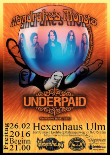 Live in Konzert--#Mandrake's Monster----Underpaid----Support