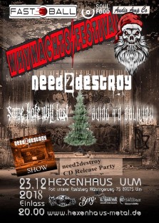 WHYnachtsfestival 2018 - CD release vom neuen NEED2DESTROY Album!!!! :)
