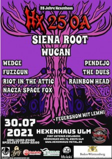 HX 25 OA: Freitag (Valley Of Doom): SIENA ROOT, WUCAN  u.v.m