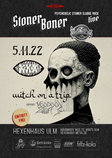 Update!!! Nekromant hat die Tour abgesagt / Witch on a Trip + Voodoozilla spielen (Eintritt frei /Spende)