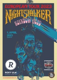 NIGHTSTALKER - Support: Rainbowhead - ROXY Ulm - Afterhour im Hexenhaus!!!