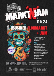 MARKT'n'JAM: 1. Musiker-Instrumente-Flohmarkt-Jam